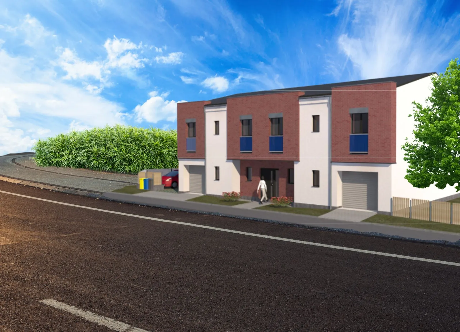 Řadové domy Červený Hrádek - obrázek 2