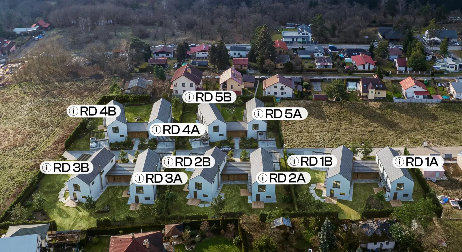 Rodinné domy Hradištko - obrázek 2